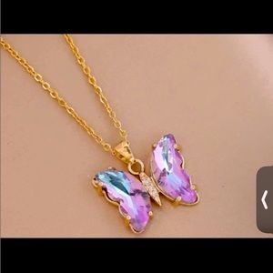 Brand new - butterfly necklace